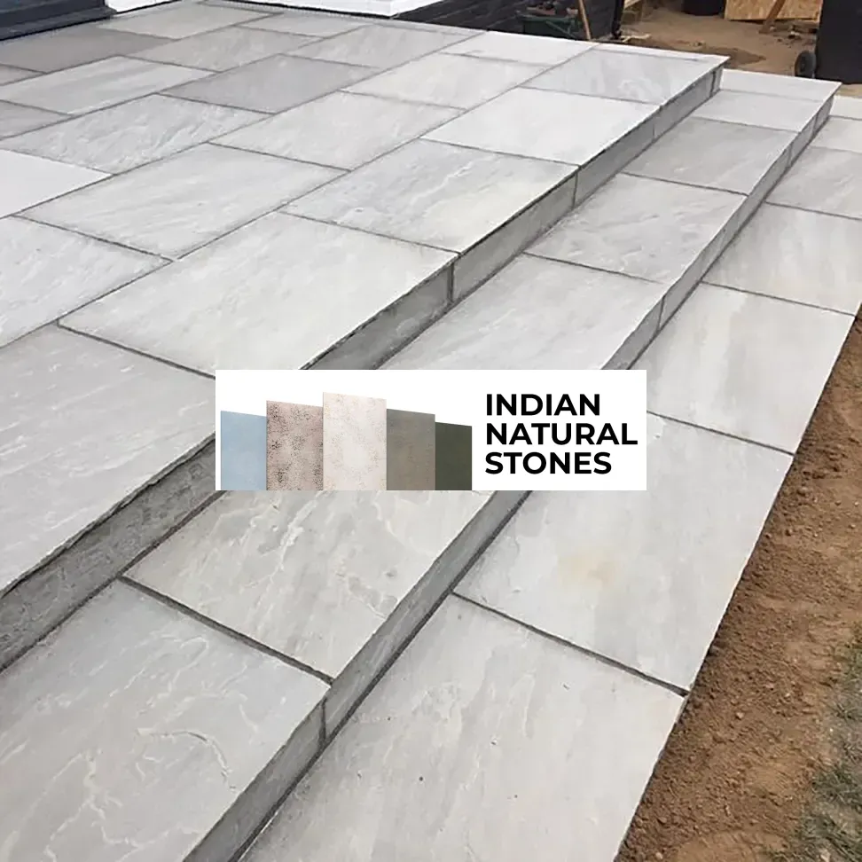 Kandla Grey Indian Sandstone Paving