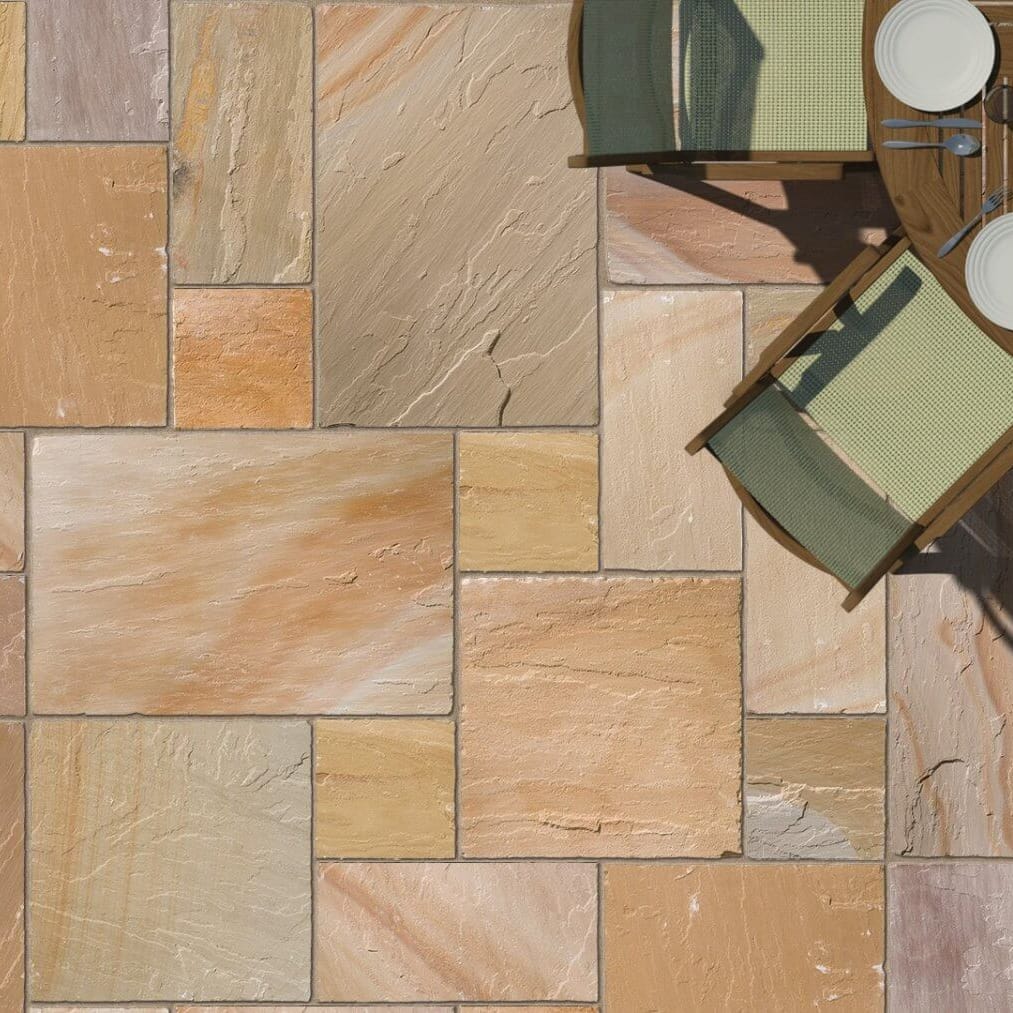Rippon Buff Indian Sandstone Paving