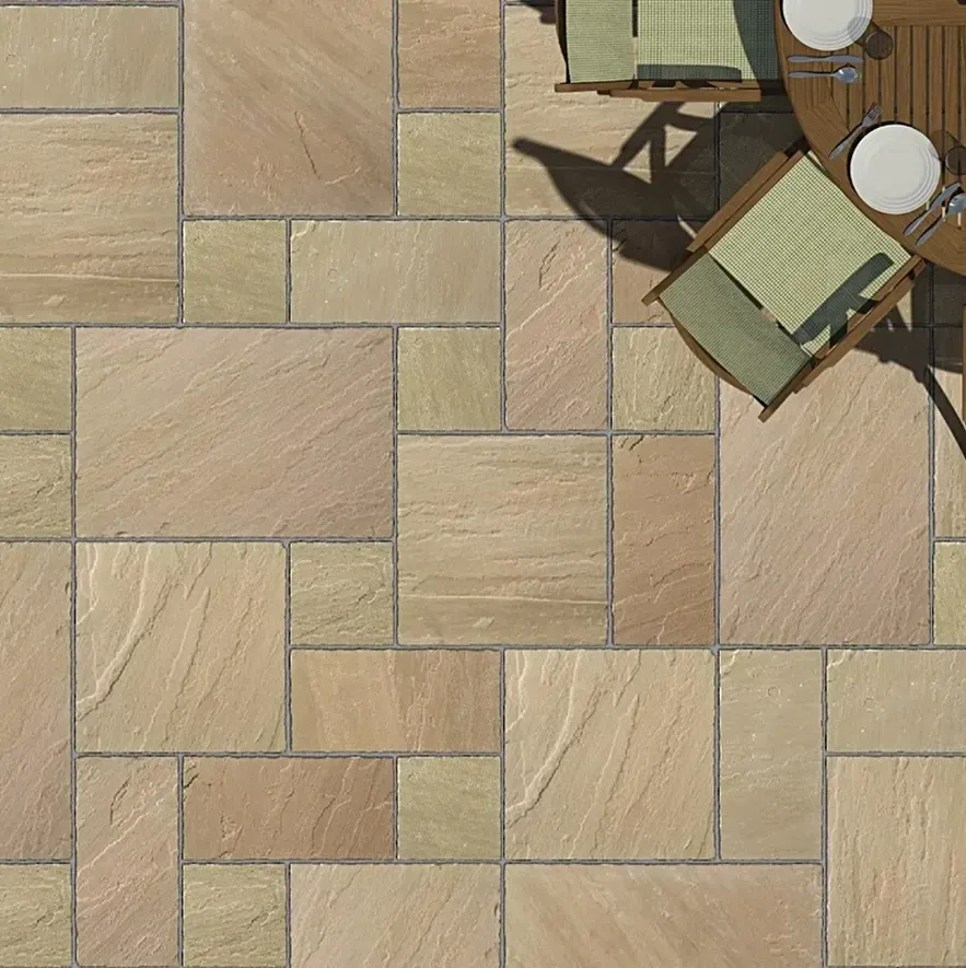 Raj Green Indian Sandstone Paving