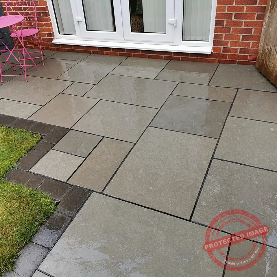 Indian Natural Stones Kurnool Grey limestone with natural smooth texture for flooring, paving, and wall cladding applications.