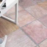 Indian Natural Stones Lime Pink limestone with natural textured surface for flooring, wall cladding, and architectural stone applications.