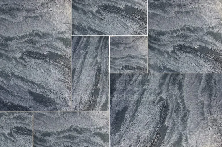 Silver Grey Slate Stone tiles by Indian Natural Stones featuring distinctive grey tones, natural textures, and elegant veining patterns for flooring, wall cladding, and architectural applications.