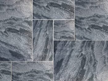 Silver Grey Slate Stone tiles by Indian Natural Stones featuring distinctive grey tones, natural textures, and elegant veining patterns for flooring, wall cladding, and architectural applications.