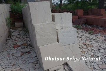 Premium Indian sandstone paving by Indian Natural Stones transforming modern landscaping with Dholpur Beige pavers and cobblestones.