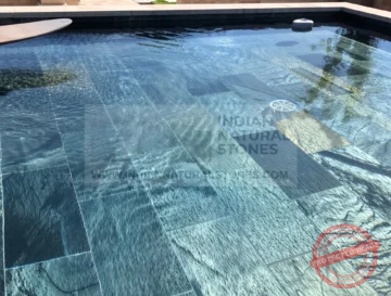 INS slates Indian slate stone poolside flooring with natural finish and durable outdoor slate tiles