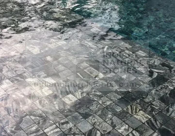 Silver Grey Polished 10x10 Swimming Pool Tiles