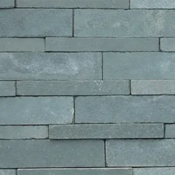 Dark Grey natural stone ledger wall panels for contemporary wall cladding by Indian Natural Stones