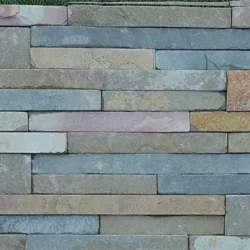 Multi color natural stone ledger panels for stylish interior and exterior wall cladding by Indian Natural Stones