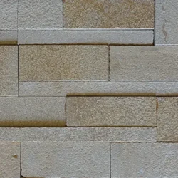 Light Beige natural limestone ledger stone wall panels for interior and exterior cladding by Indian Natural Stones