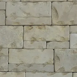 Beige natural limestone ledger stone wall panels for interior and exterior cladding by Indian Natural Stones