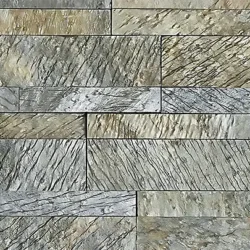 Natural grey textured slate ledger stone panels for decorative wall cladding by Indian Natural Stones