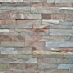 Natural multicolor slate ledger stone wall panels for decorative wall cladding by Indian Natural Stones