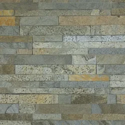 Multi color natural stone ledger wall panels for decorative wall cladding by Indian Natural Stones