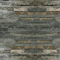Natural grey slate ledger stone wall panels for interior and exterior wall cladding by Indian Natural Stones