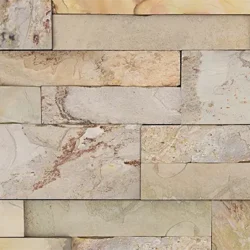 Natural beige color slate ledger stone panels for interior and exterior wall cladding by Indian Natural Stones