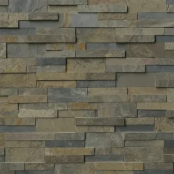 Natural slate ledger stone wall cladding panels for interior and exterior walls by Indian Natural Stones