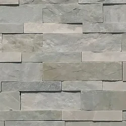 Light grey natural stone ledger panels for interior and exterior wall cladding by Indian Natural Stones
