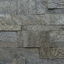 Natural grey slate ledger stone wall cladding panels by Indian Natural Stones