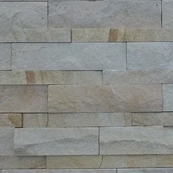 Natural beige sandstone ledger stone panels for interior and exterior wall cladding by Indian Natural Stones