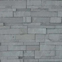 Grey natural stone ledger wall panels for contemporary wall cladding by Indian Natural Stones