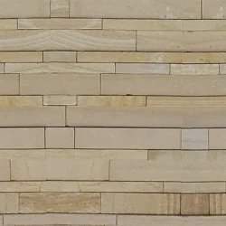 Beige natural slate ledger stone wall panels for modern wall cladding by Indian Natural Stones