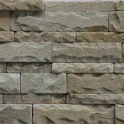 Natural beige sandstone ledger stone wall panels with textured surface by Indian Natural Stones