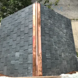 Natural black slate roofing stone tiles with rough surface texture – Indian Natural Stones