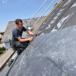 Slate roofing tile for roof installation by Indian Natural Stones