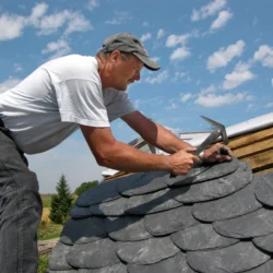 Slate roofing tile process for installation by Indian Natural Stones