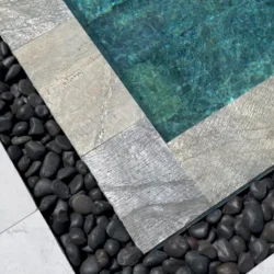 Premium outdoor swimming pool tile solutions by Indian Natural Stones for modern architecture