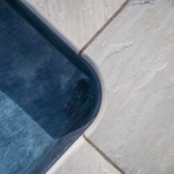 High-quality poolside tiles from Indian Natural Stones for residential and commercial pools