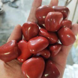 Jasper Red Pebbles by Indian Natural Stones for garden and architectural use