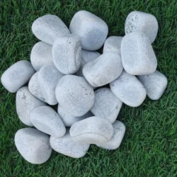 High-quality Kota Blue Limestone Pebbles by Indian Natural Stones for exterior decorative use