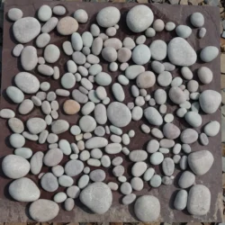 Lime Mixed stone pebbles from Indian Natural Stones for pathways and landscaping projects