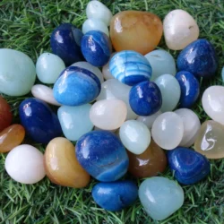 Natural onyx stone pebbles by Indian Natural Stones for landscaping and decorative applications