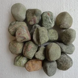 Rainforest Green Marble Pebbles by Indian Natural Stones for garden and architectural use
