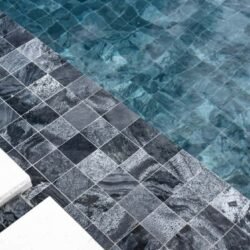 Silver Grey Slate swimming pool tiles by Indian Natural Stones for premium pool projects