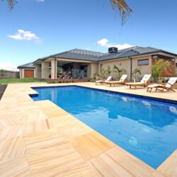 High-quality poolside tiles from Indian Natural Stones for residential and commercial pools