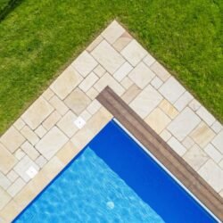 High-quality poolside tiles from Indian Natural Stones for residential and commercial pools