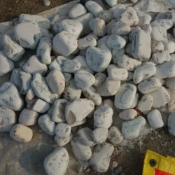 White Rain Limestone pebbles by Indian Natural Stones for landscaping and water features