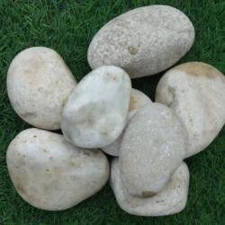 White River Natural Pebbles by Indian Natural Stones for decorative landscaping solutions
