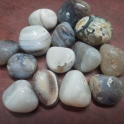 Agate Natural Tumbled Polished Pebbles by Indian Natural Stones for modern outdoor spaces