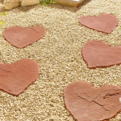 Flexible stone veneer sheet with Agra Red stone texture for interior and exterior applications – Indian Natural Stones