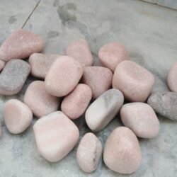Pink Marble Pebbles by Indian Natural Stones for landscaping and decorative applications