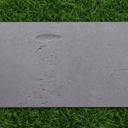 Flexible stone veneer sheet in concrete medium grey finish with water-resistant surface by Indian Natural Stones