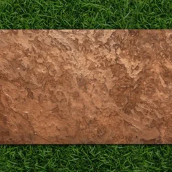 Flexible stone veneer sheet with Copper Metallic texture for wall and surface applications by Indian Natural Stones