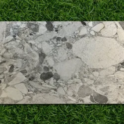 3D peel and stick stone panels by Indian Natural Stones in Corsair Black finish, featuring a bold black and white natural stone pattern for modern and easy wall cladding.