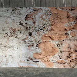 Multi-Pink flexible stone veneer sheet highlighting raw stone aesthetics and earthy appeal by Indian Natural Stones
