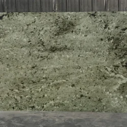 Flexible stone veneer sheet in Ocean Green finish with striking layered stone patterns by Indian Natural Stones