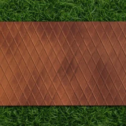 Oxido Rust Green 3D stone wall panels by Indian Natural Stones